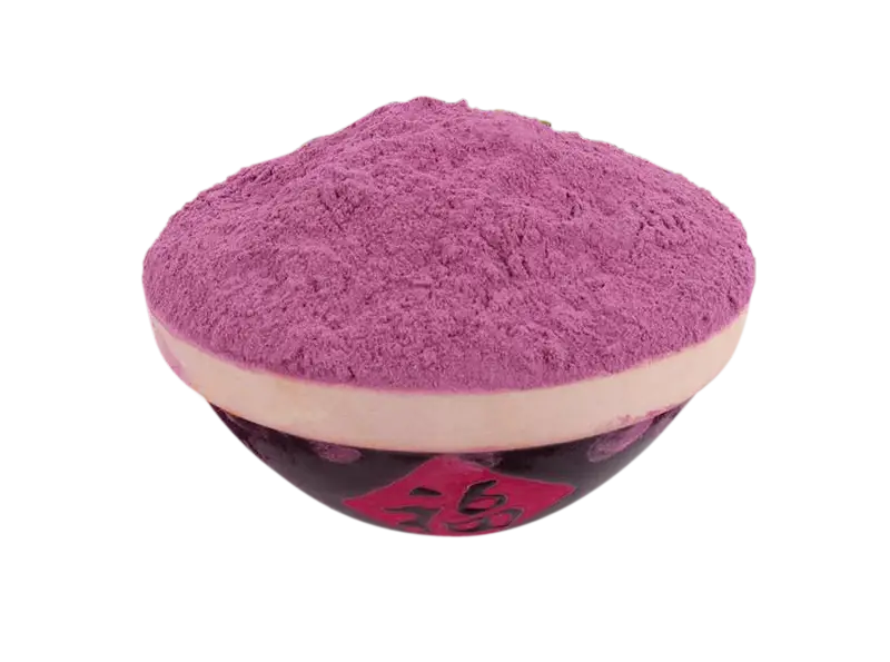 Vibrant Purple Powder in Bowl