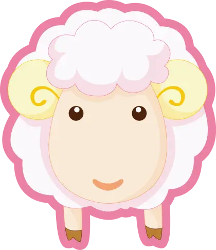 Cute Cartoon Sheep