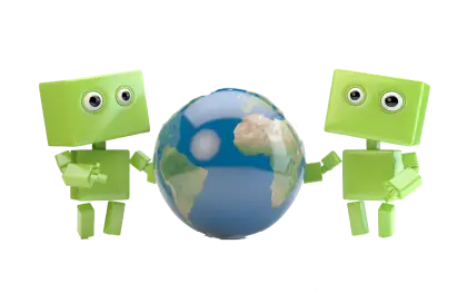 Green Robots with Earth