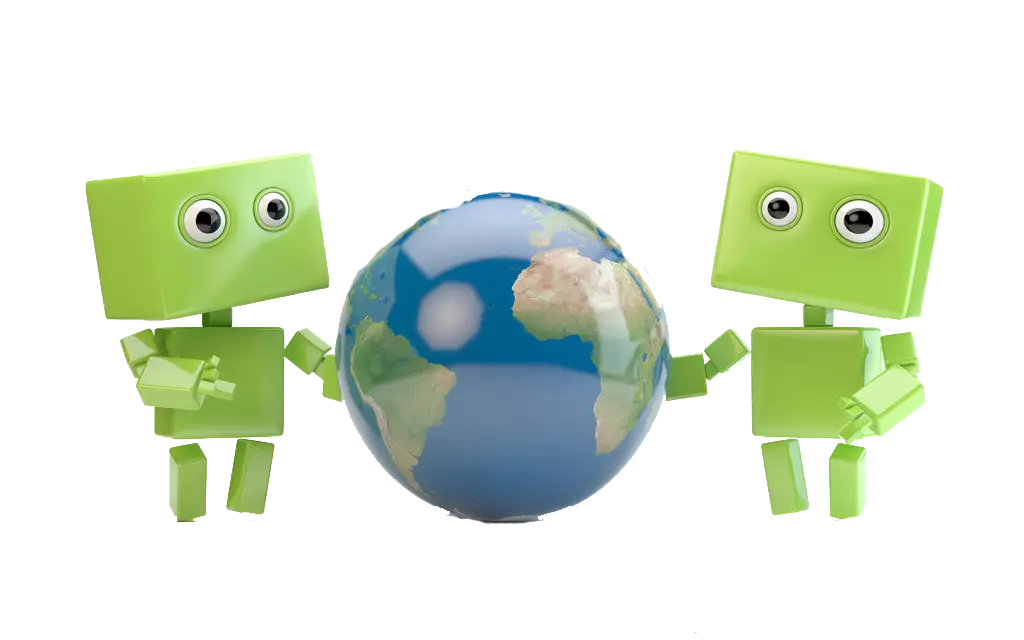 Green Robots with Earth