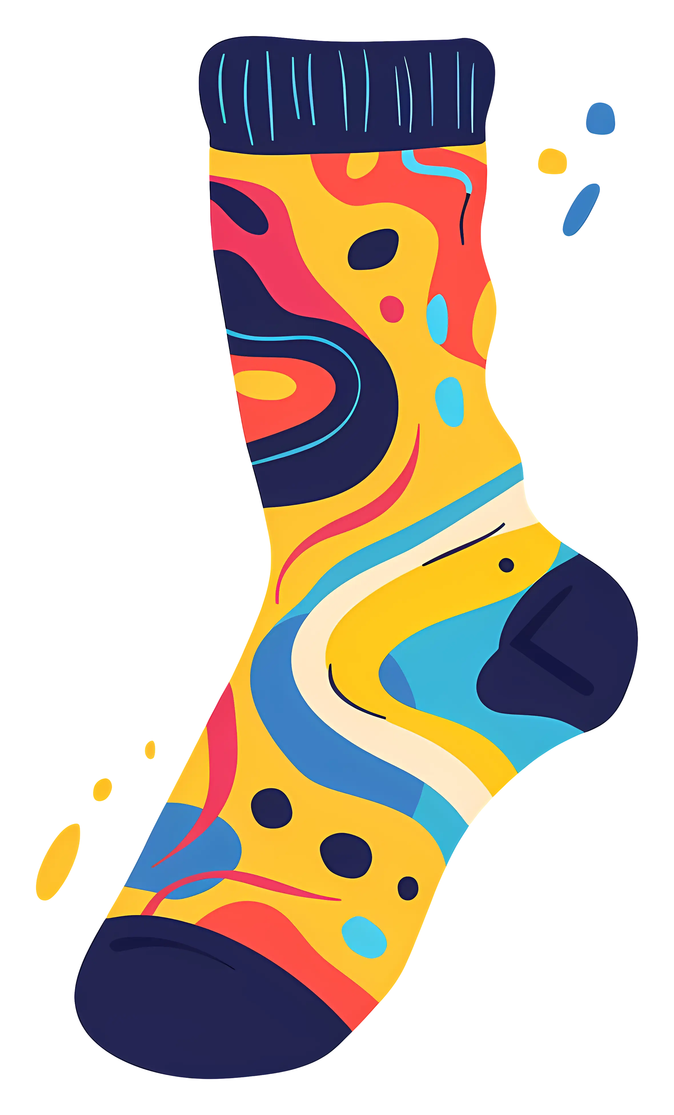 Colorful Patterned Sock
