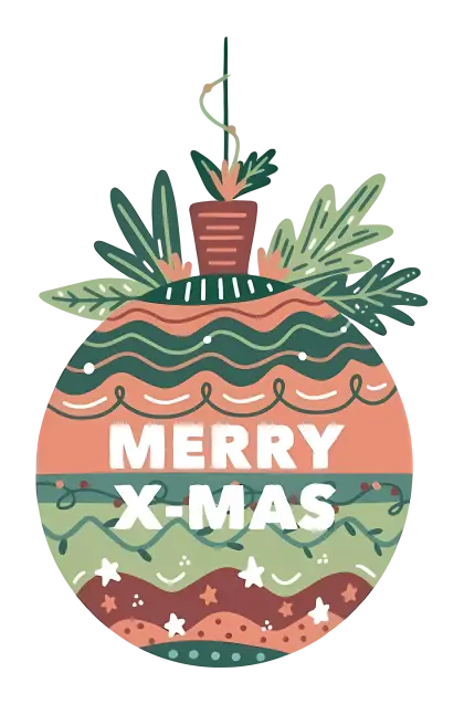 Merry X-Mas Ornament