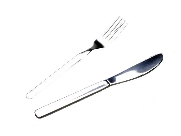 Metal Fork and Knife Dining Set
