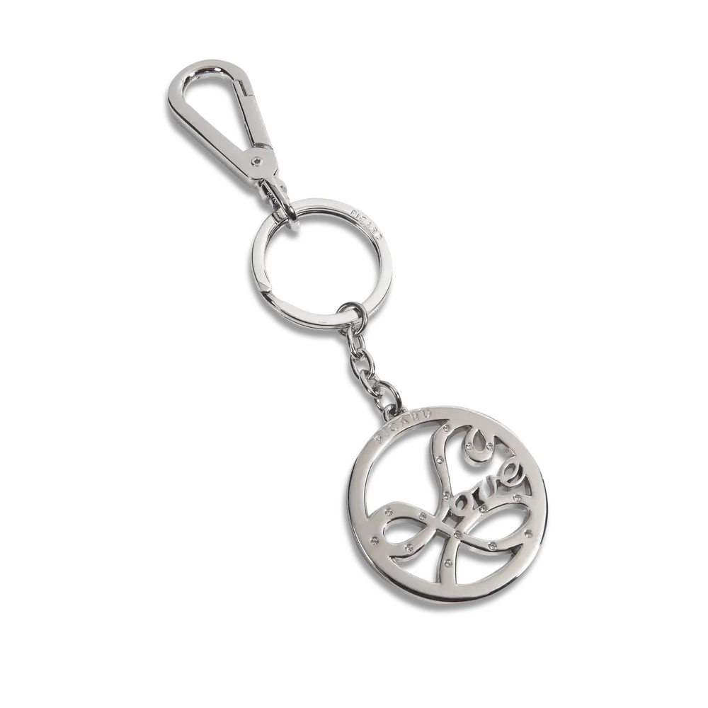 Metal Keychain with Love Design
