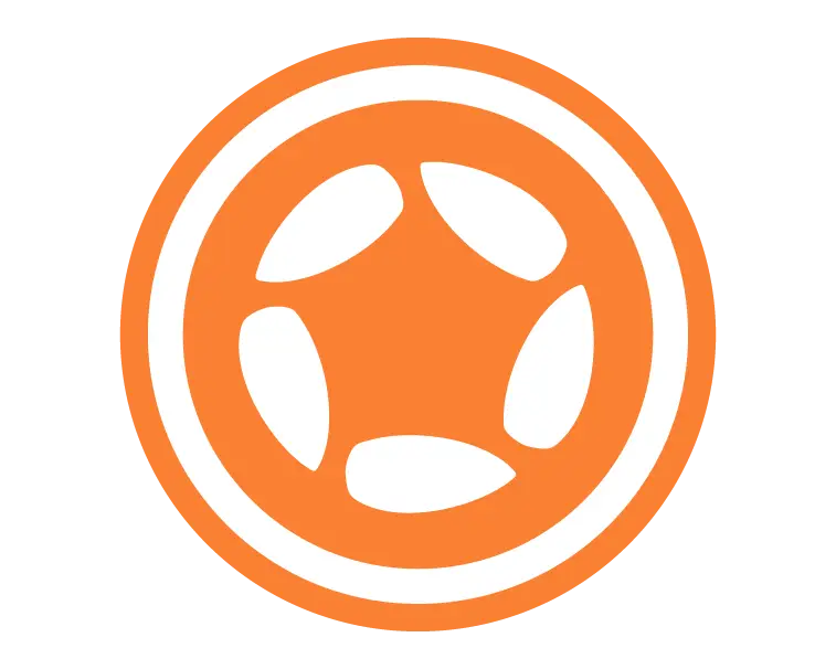 Orange Circle Symbol Design