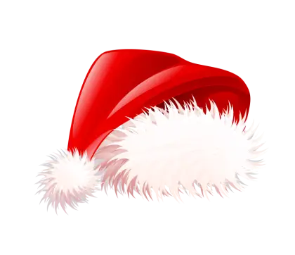Classic Red Santa Hat with White Fur