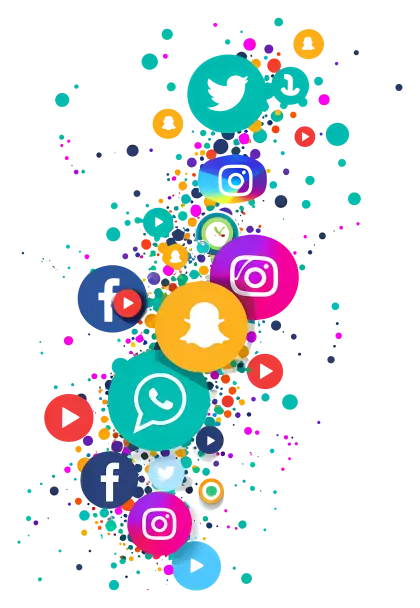 Colorful Social Media Icons Collection