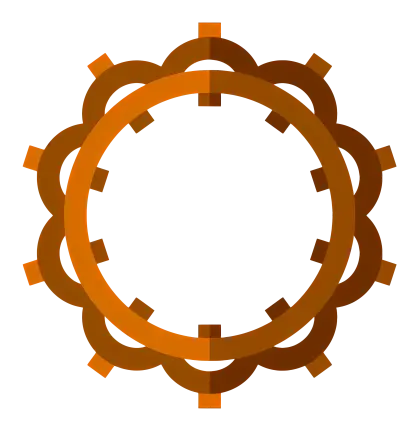 Ornate Circular Decorative Frame