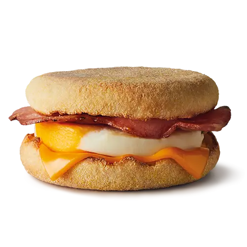 Breakfast Sandwich with Egg, Bacon, and Cheese