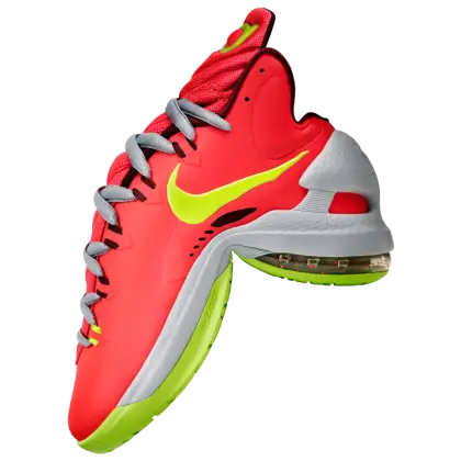 Red and Yellow Sports Shoe