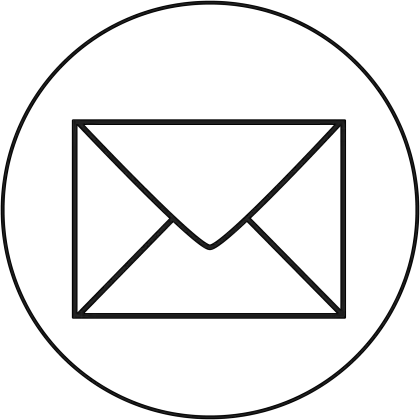 Envelope Outline Symbol for Communication