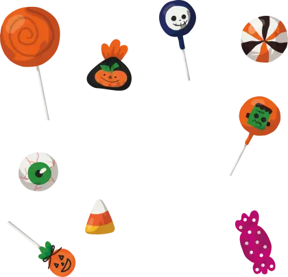 Halloween Candy Illustration