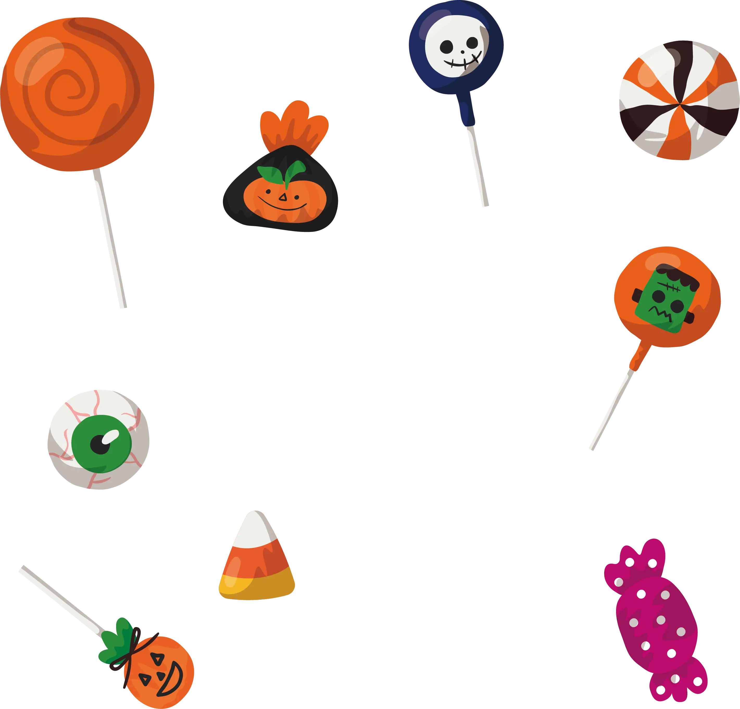 Halloween Candy Illustration