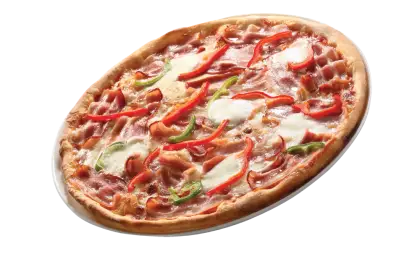 Freshly Baked Pizza with Toppings