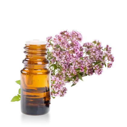 Essential Oil with Flowers