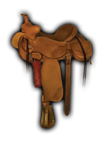 Traditional Leather Saddle for Horse Riding