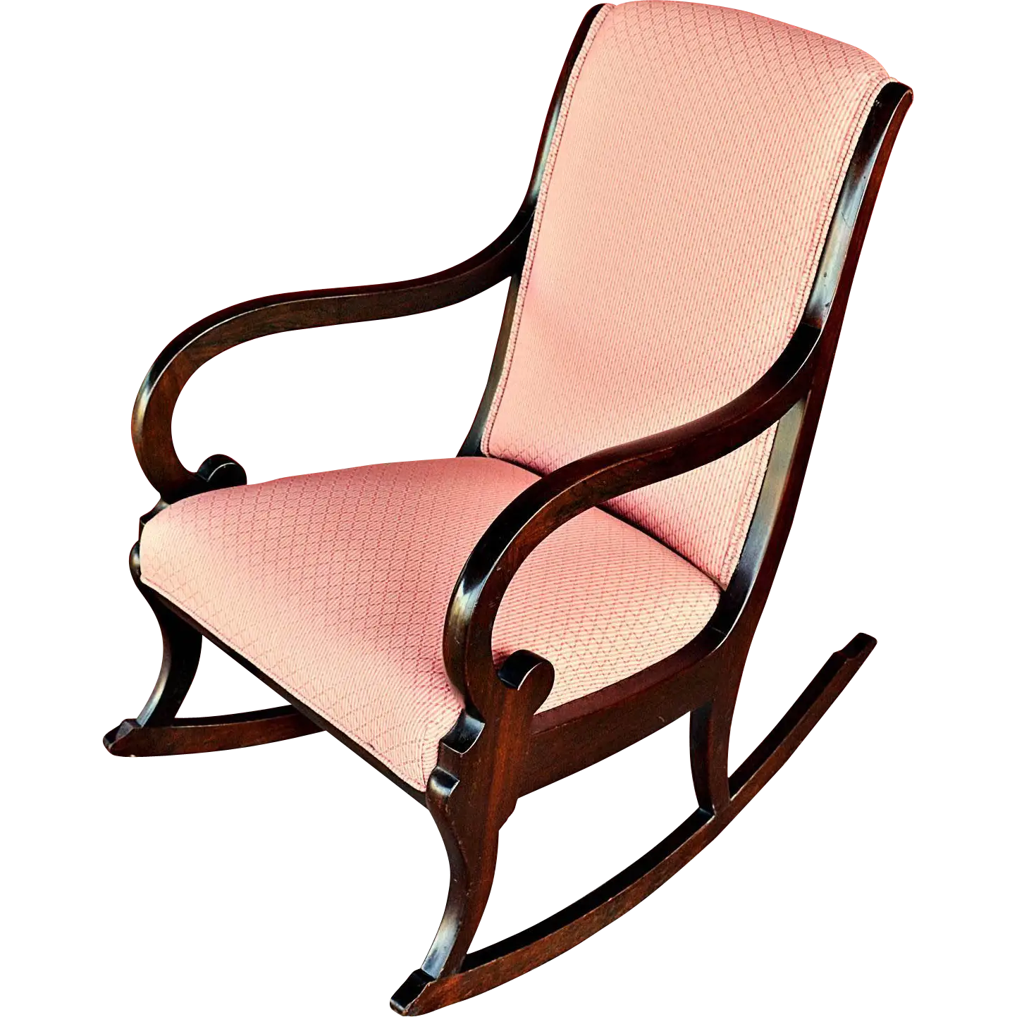 Comfortable Rocking Chair with Wooden Frame