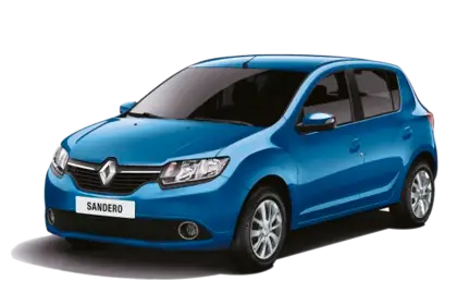 Modern Blue Hatchback Car for City Driving