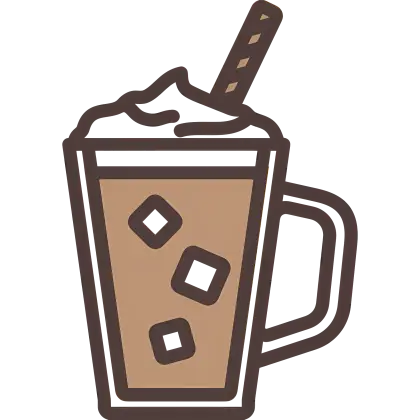 Iced Coffee Illustration