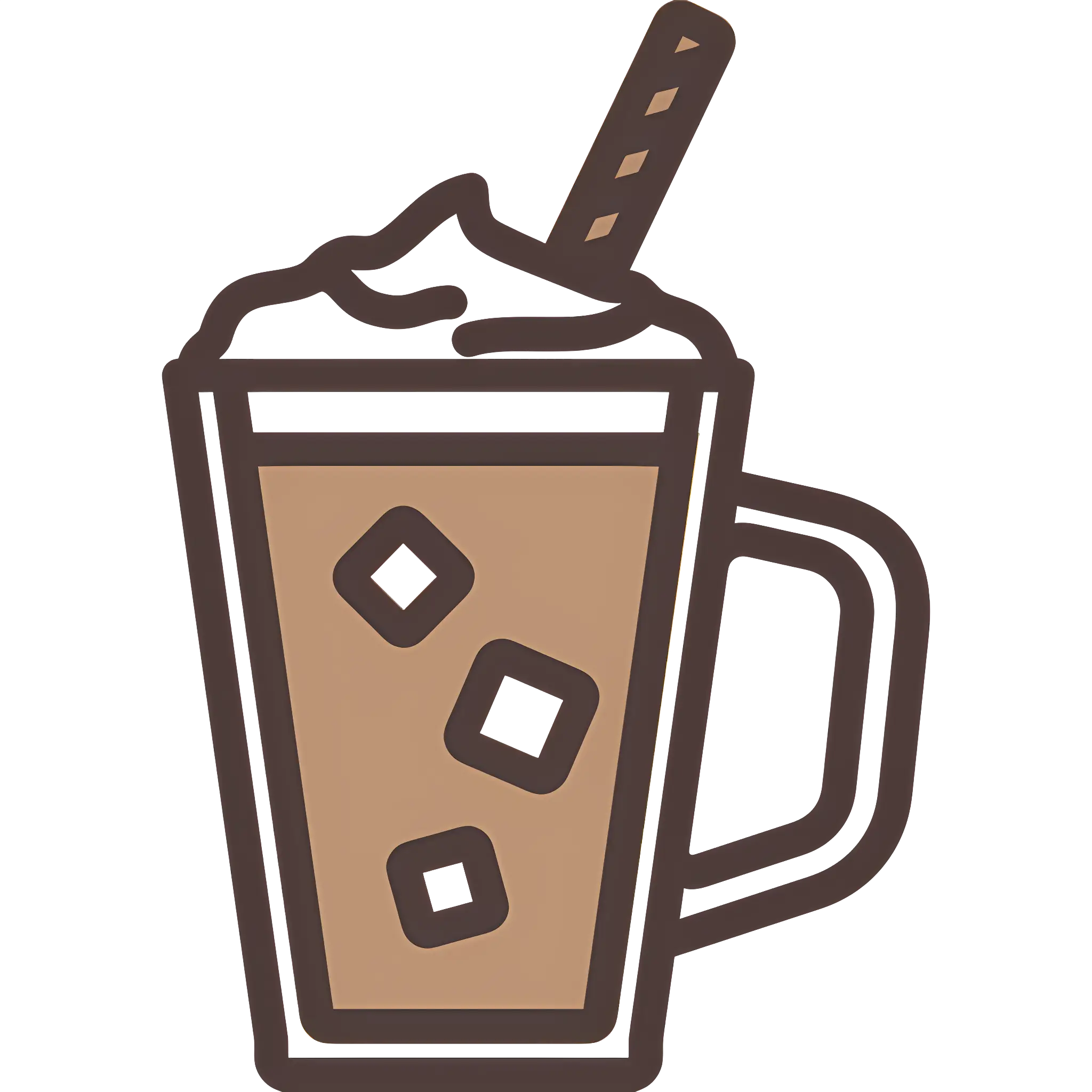 Iced Coffee Illustration