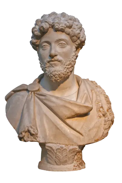 Marble Bust Sculpture in Classical Style