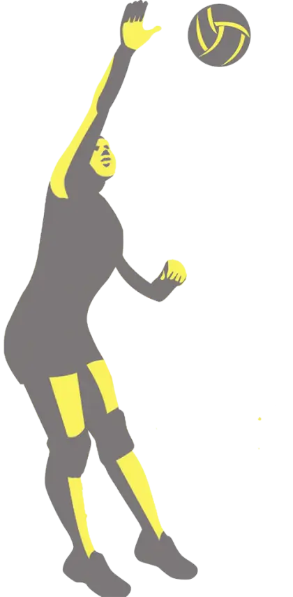 Volleyball Player in Action