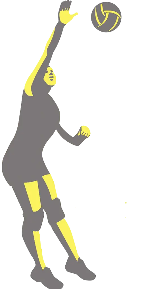 Volleyball Player in Action