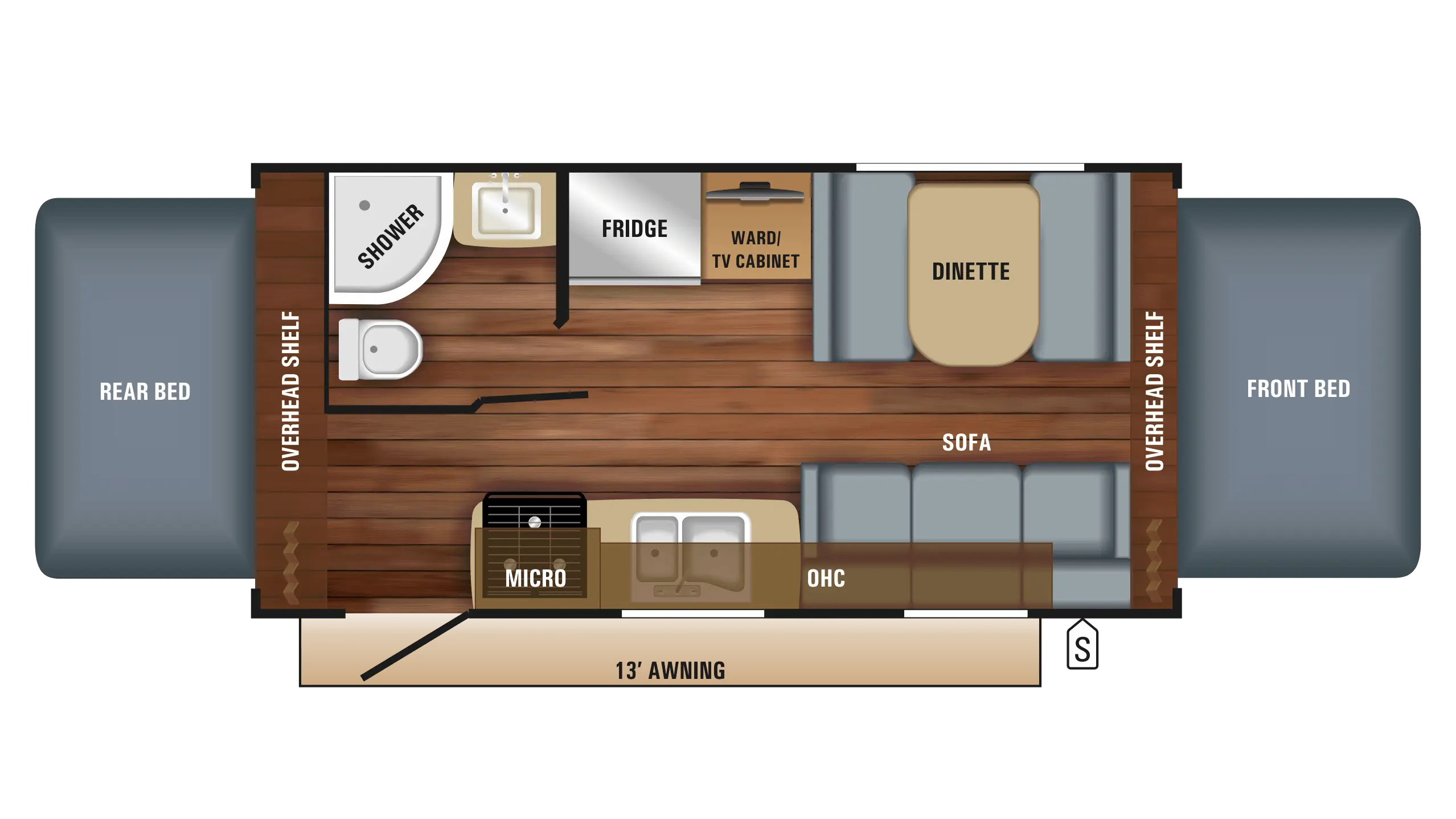 Camper Floor Plan Layout
