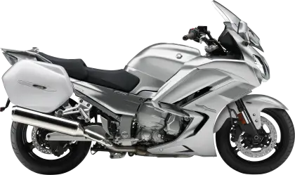 Silver Touring Motorcycle for Comfortable Travel