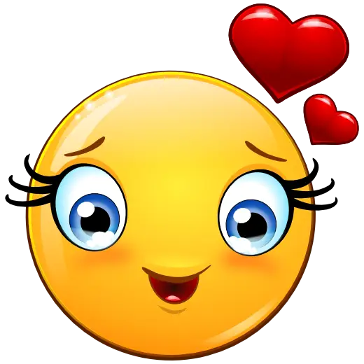 Smiling Emoji with Hearts
