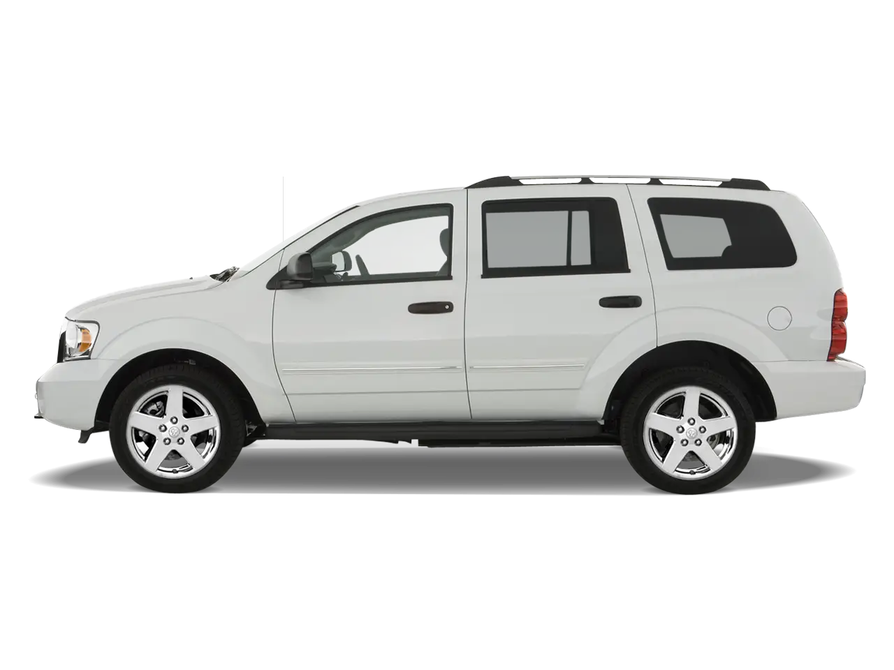 White SUV Car on Display