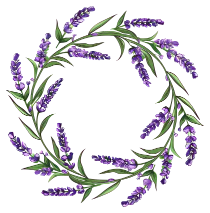 Lavender Wreath for Elegant Floral Decoration