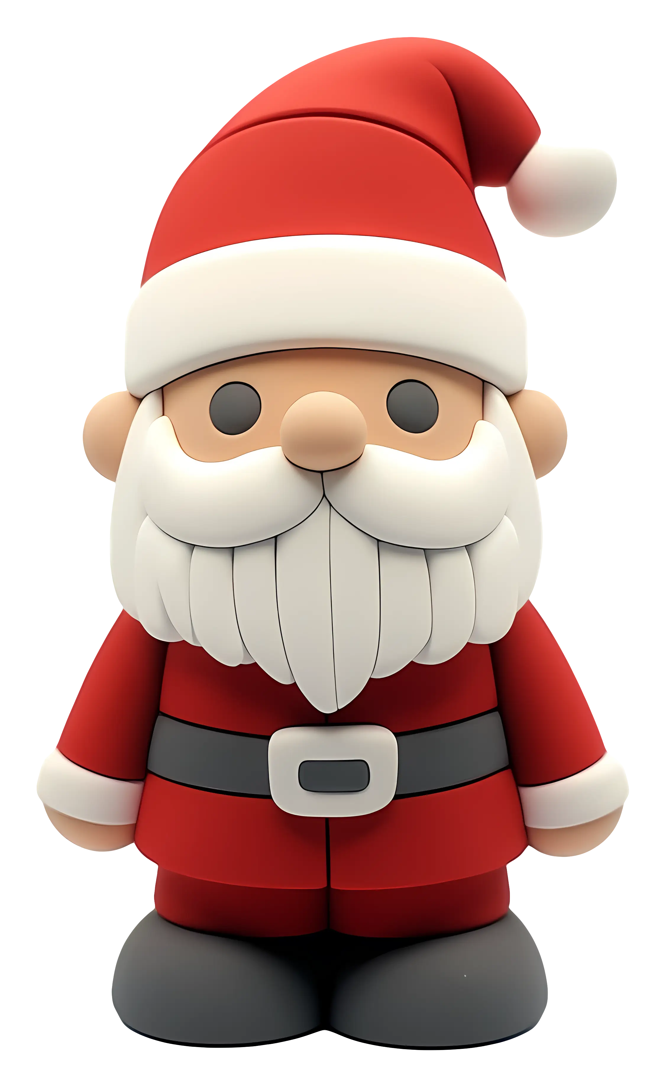Santa Claus with Toy Illustration