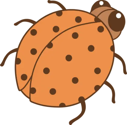 Cute Cartoon Ladybug Illustration