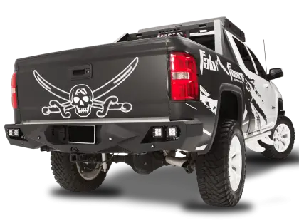 Black Truck with Custom Pirate Design