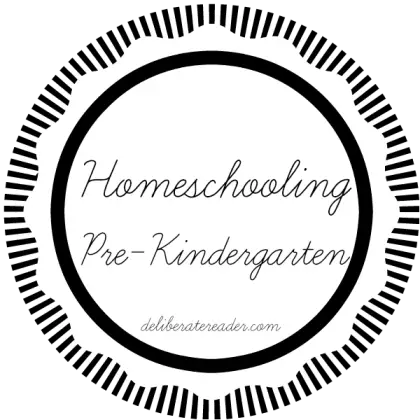 Homeschooling Pre-Kindergarten Badge