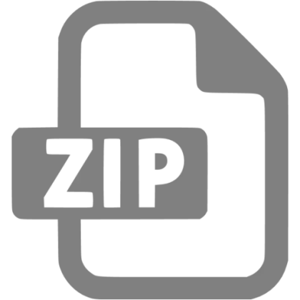 Gray Zip File Icon