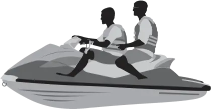 Two People on a Jet Ski