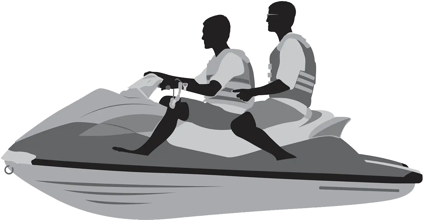 Two People on a Jet Ski