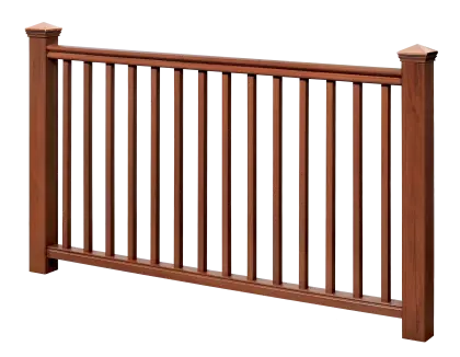 Elegant Wooden Railing Design