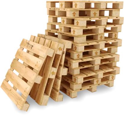 Stack of Wooden Pallets for Storage