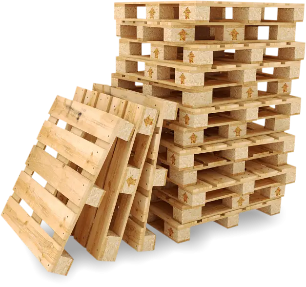 Stack of Wooden Pallets for Storage