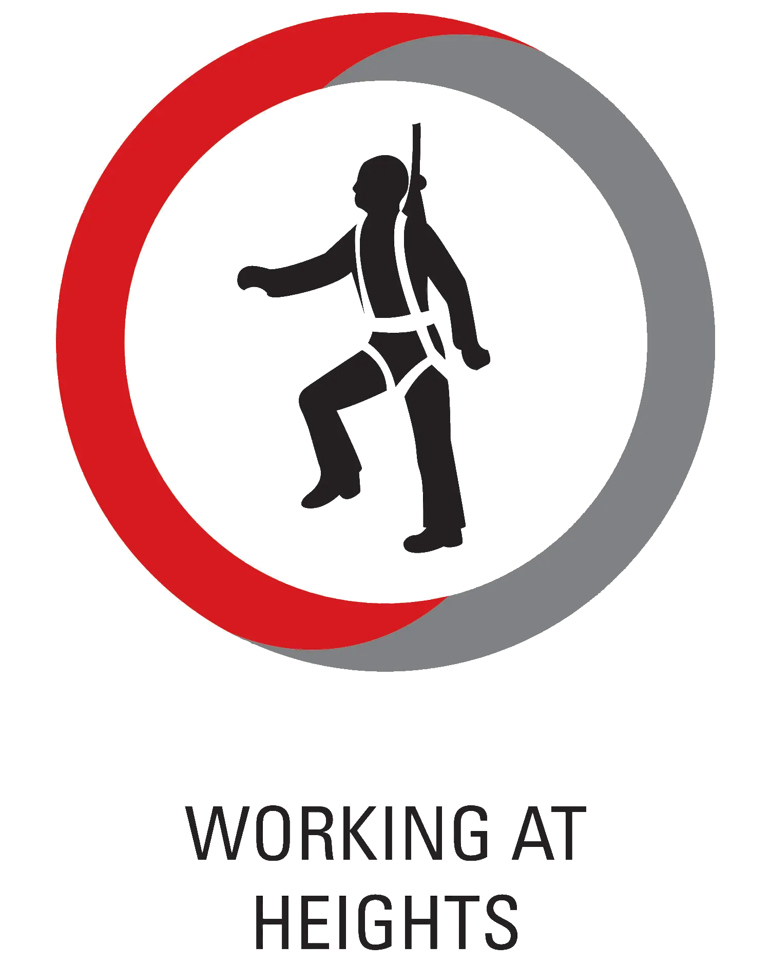 Working at Heights Safety Icon