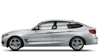 Silver Car Side View Illustration