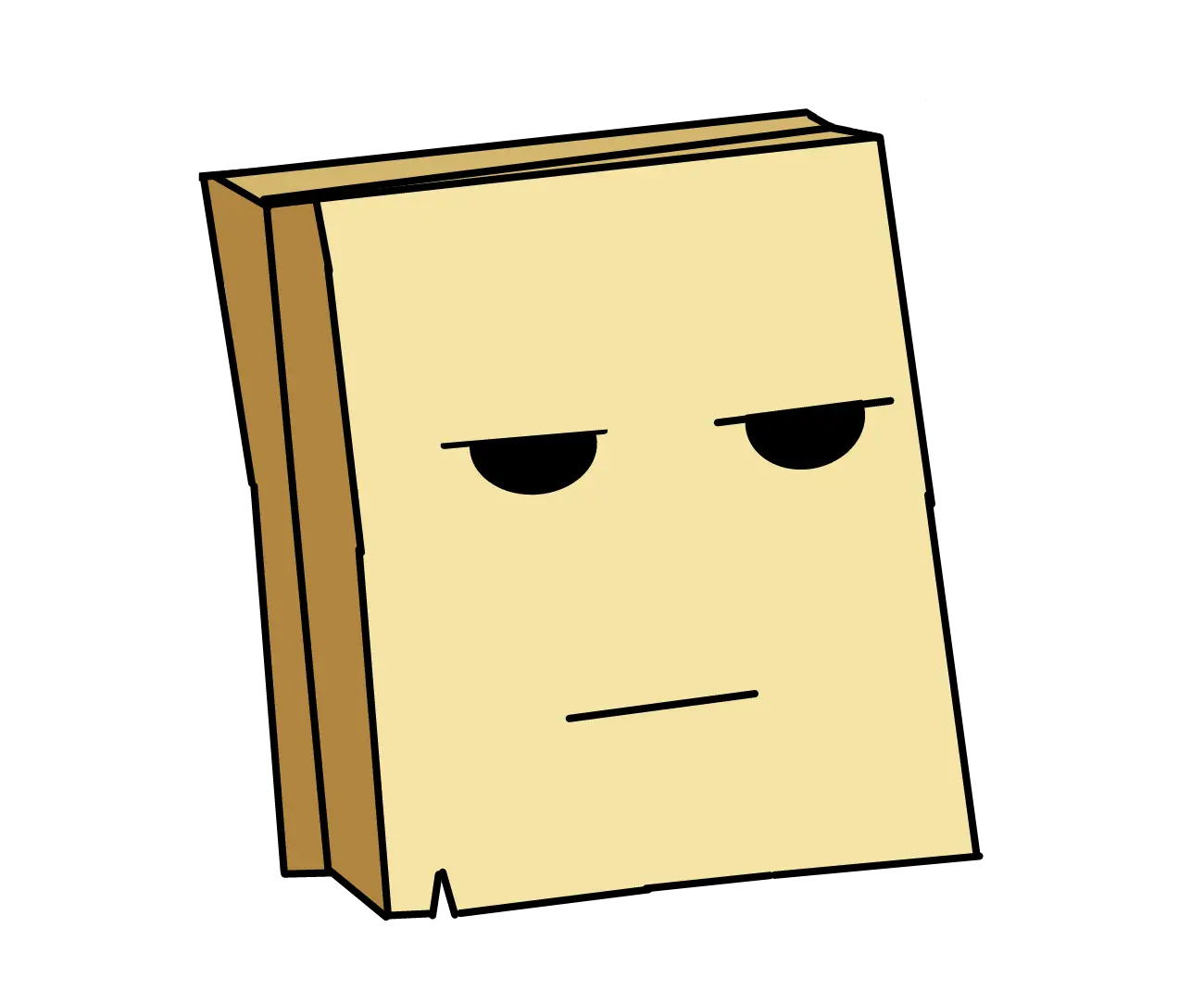 Grumpy Book Character