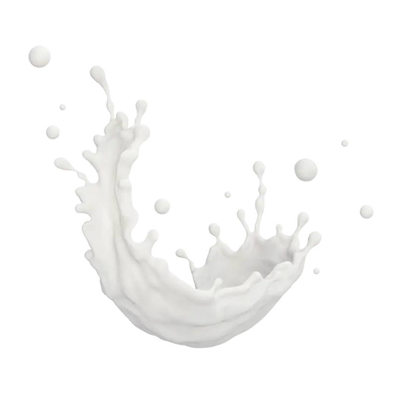 Milk Splash Motion Illustration