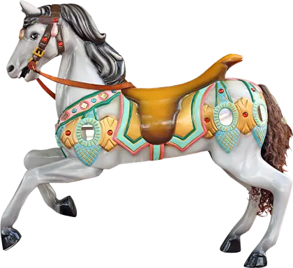 Colorful Carousel Horse Ornament