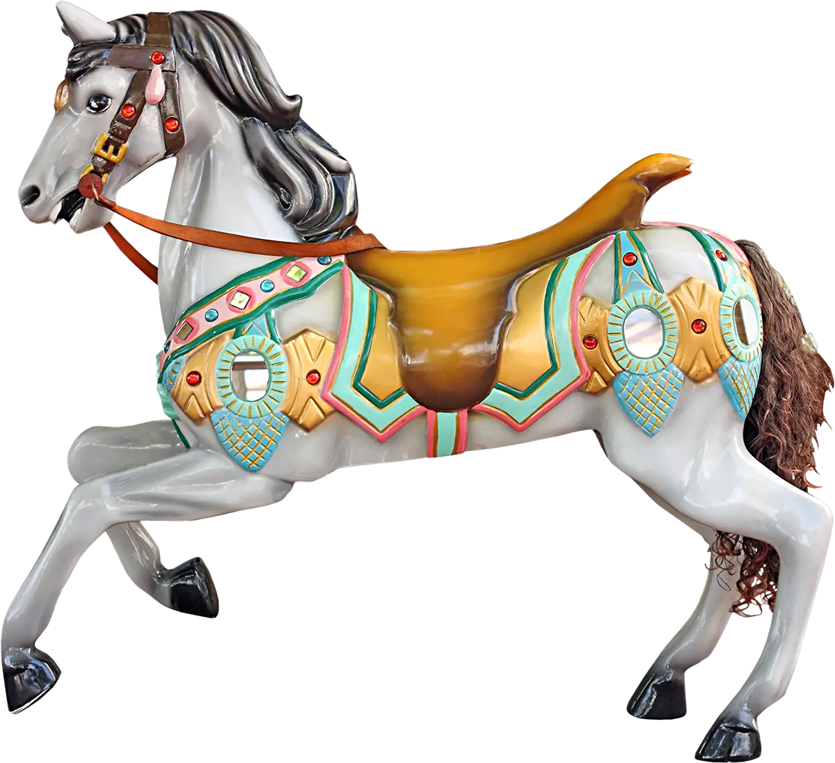 Colorful Carousel Horse Ornament