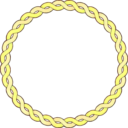 Gold Circle Frame