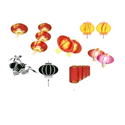 Red Chinese Lanterns for Festive Celebrations
